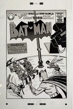 Production Art BATMAN #103 cover, SHELDON MOLDOFF art, 11x17, Bat-Hound