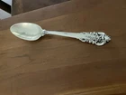 WALLACE GRAND BAROQUE STERLING SILVER TABLE SERVING SPOON 8.75 INCHES