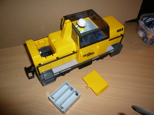 Playmobil Diesellok-5258 mit SOUND. Hupe, Diesel/Motorgeräusch, Licht. Defekt ?. - Bild 2 von 7