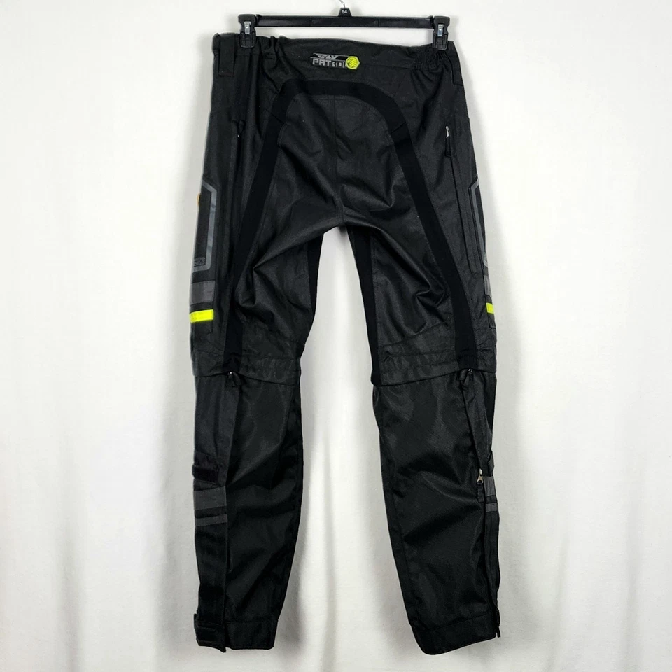 Fly Racing Patrol Over-Boot 黑色裤子带可转换拉链下腿 36 码 — 第 4/4 张图片