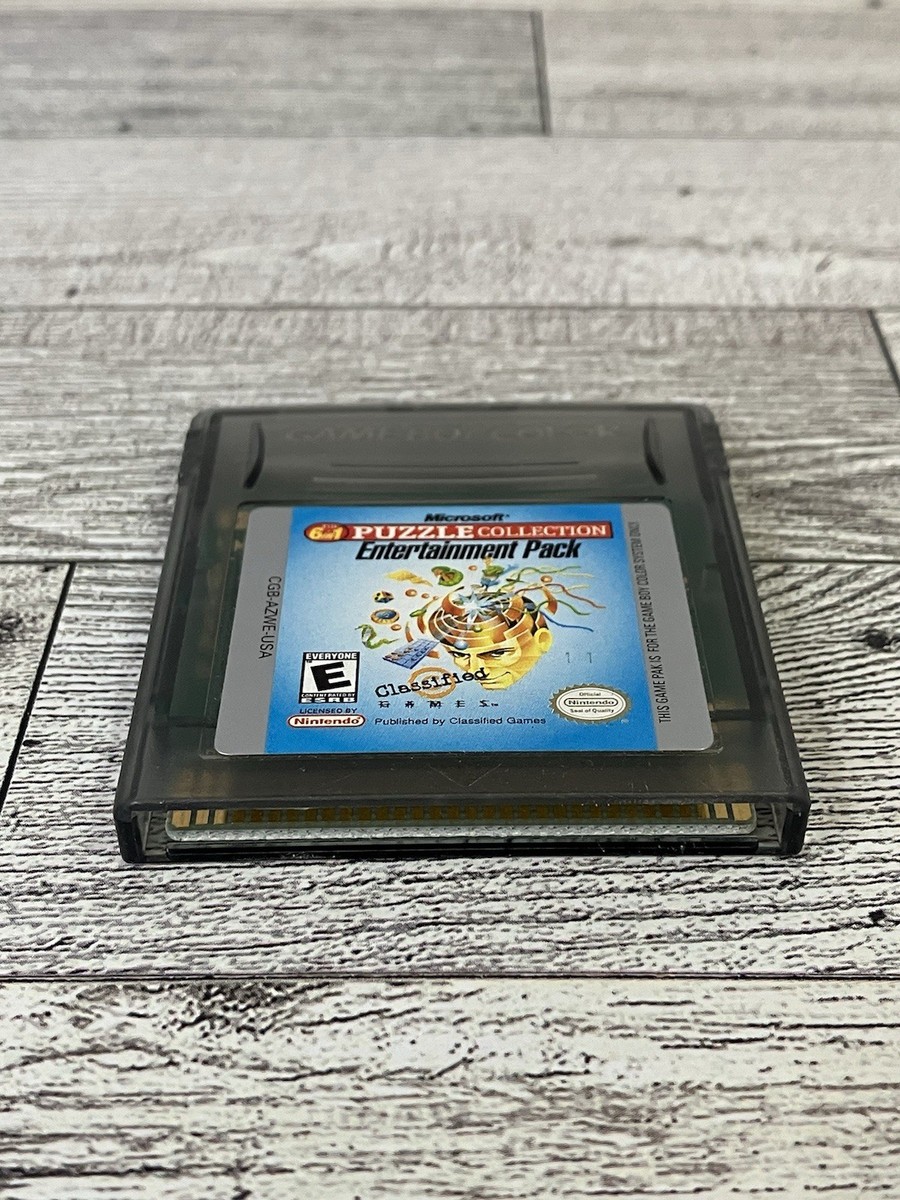 Microsoft Puzzle Collection Entertainment Pack (Nintendo Game Boy