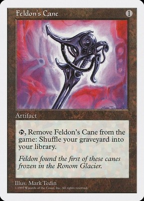 Feldon's Cane 1x MtG 5th Edition SP/NM