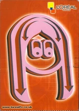 L'Oreal Paris Advertising Postcard Special FX Studio Styling Products France Vtg