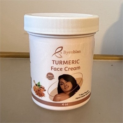 Byenblan Extra Strong Turmeric Face Cream Daily Use 4 oz