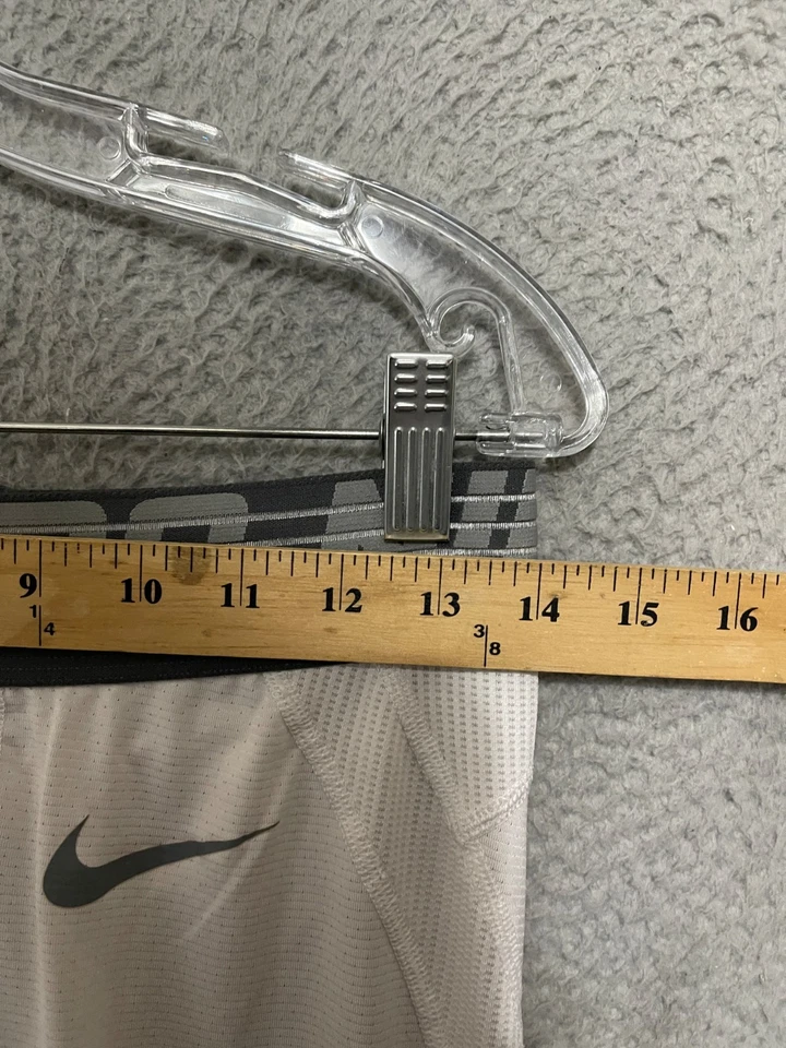 Medias de malla para hombre Nike Pro talla grande blancas adulto 853923 100 Foto 3 de 4