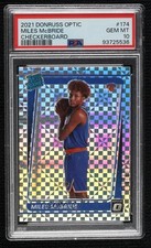 2021-22 Donruss Optic Rated Rookie Checkerboard Prizm Miles McBride PSA 10 0x51