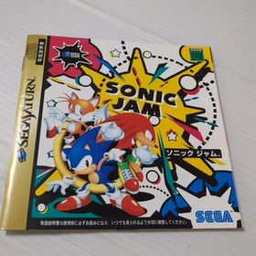 With Obi Sonic Jam Ss Sega Saturn