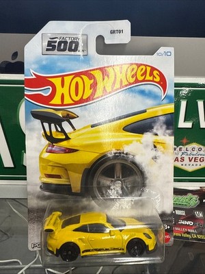 2021 Hot Wheels Porsche 911 GT3 RS FACTORY 500 YELLOW 10/10