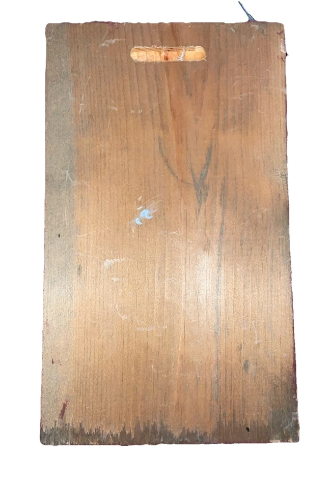 Vintage RIDGE HOLLOW Folk Art Wooden Game Board, Rustic Wall Decor - Image 2 of 4