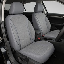 2x Sitzbezüge passend für VW Passat CC (Grau) | Vordersitze MT1