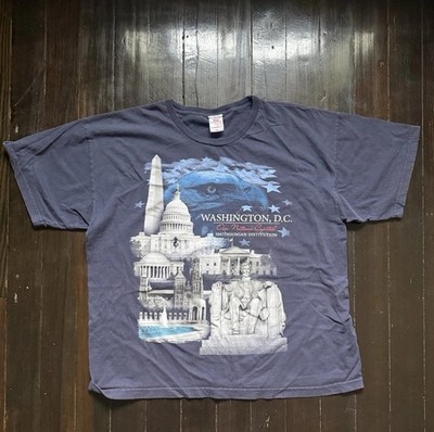 Smithsonian Institution Washington DC White House Eagle T-Shirt Mens XXL Navy