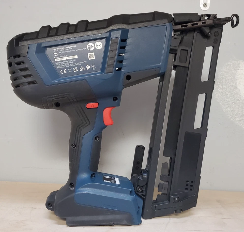 Pregador Bosch profissional resistente acabamento 16-GA GNH 18V-64-2 M FERRAMENTA NUA NOVO - Imagem 2 de 4