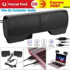 USB Wired Stereo Computer Speakers For PC Laptop Desktop TV Subwoofer Speaker AU