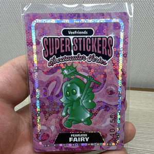 VeeFriends Super Stickers Spectacular Fearless Fairy 40/55 Hologram 2026