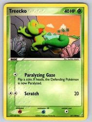 Treecko 67/100 EX Crystal Guardians Common