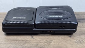 Sega Genesis Model MK-4102A 16-bit Console & Sega CD - Tested/untested - Read