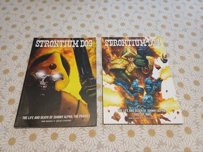 Strontium Dog The Life And Death Of Johnny Alpha Graphic Novels X 2