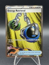 Pokémon Energy Retrieval Trainer-Item Full Art Holo CRI Chaos Rising 108/086