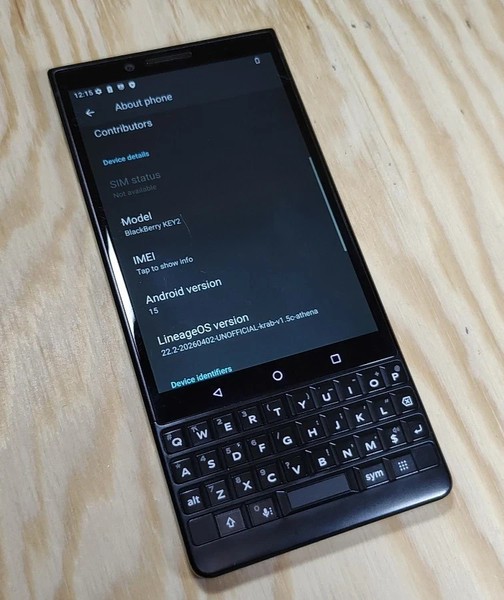 BlackBerry Key2 64 GB Negro (Desbloqueado) - Lineage OS - Android 15 2