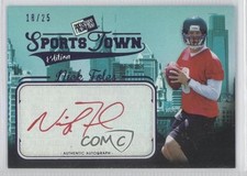 2012 Press Pass Sports Town Edition Purple Red Ink 18/25 Nick Foles Auto 0a1