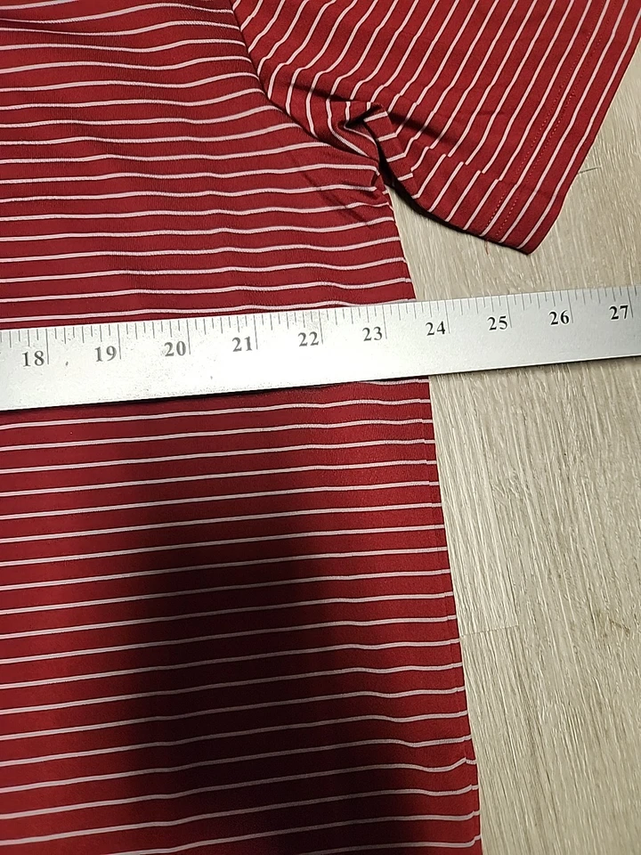 Polo Under Armour ligero a rayas rojas con logotipo de la Universidad de Carolina del Sur XL para hombre Foto 2 de 4
