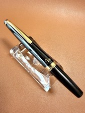 PILOT Fountain Pen Elite Black Fine-Nib 14k-585 Vintage made in Japan