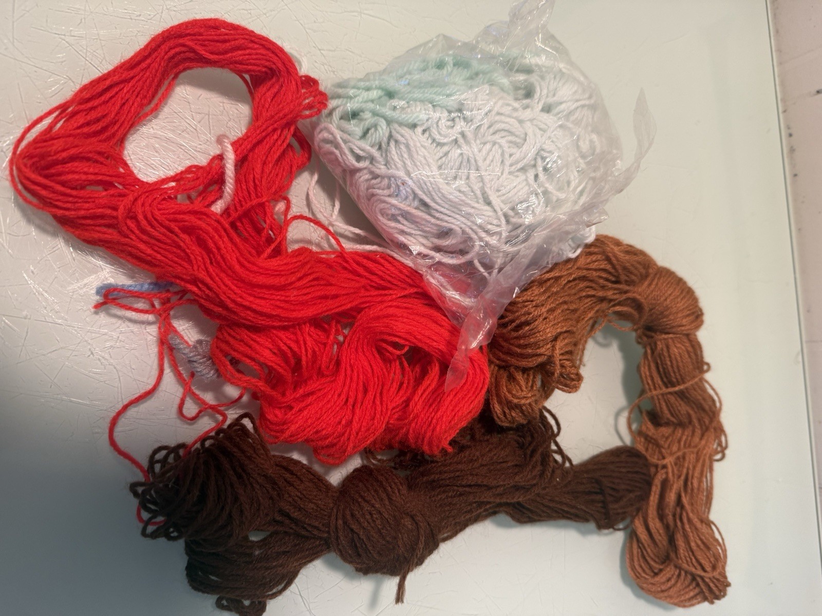 Large Vintage Latch Hook Rug Yarn Lot With Several Tools And Patterns NICE!!