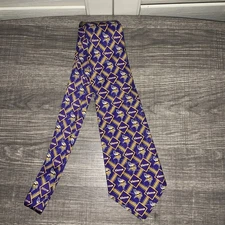 NFL MINNESOTA VIKINGS Eagles Wings Silk Patterned Men’s Neck Tie Silk