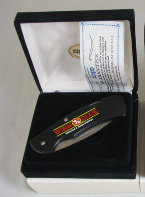 #ad WINN DIXIE CUT ABOUT LITE ZIPPO KNIFE MINT IN BOX NO LONGER MADE 1999 Zippo $189.00