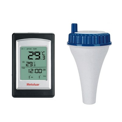 Schwimmendes, Leicht Ablesbares, Solarbetriebenes Innenthermometer, Wassert4786