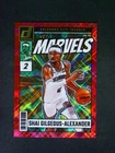 2024-25 Panini Donruss Shai Gilgeous-Alexander #12 Net Marvels Diamond Red /75