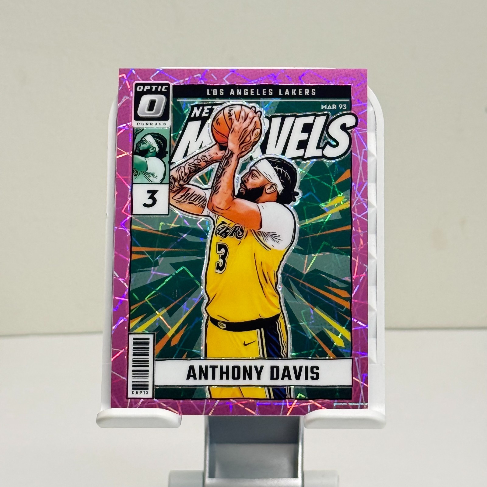 2024-25 Panini Optic Anthony Davis Pink Velocity Net Marvels /79