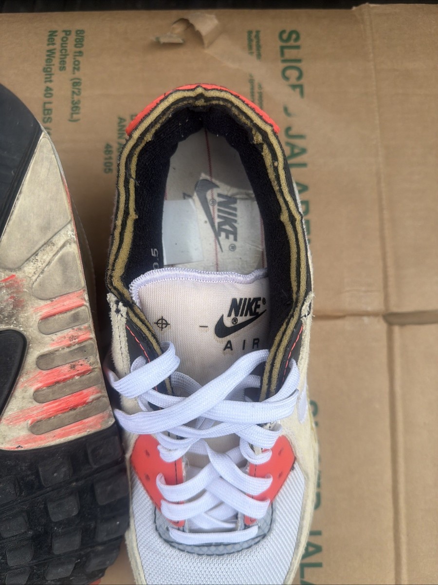 Nike Air Max III PRM 90 Archetype White Bright Crimson, Men, Size 10.5 — product photo 5 of 8