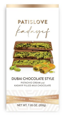#ad PatisLove Dubai Chocolate Bar 200g – Premium Gourmet Chocolate Pistachio $89.99