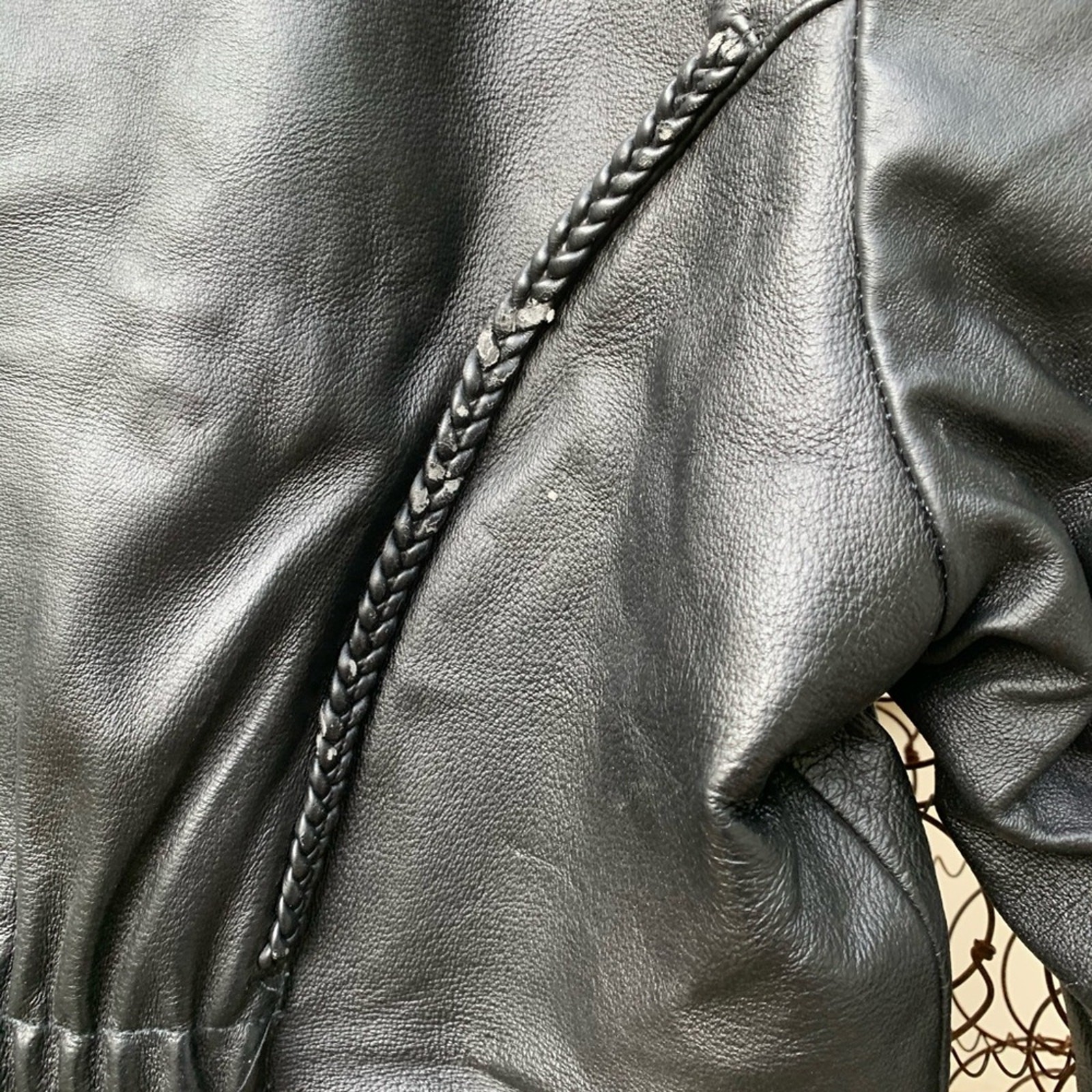 USA Bikers Dream Apparel black motorcycle jacket