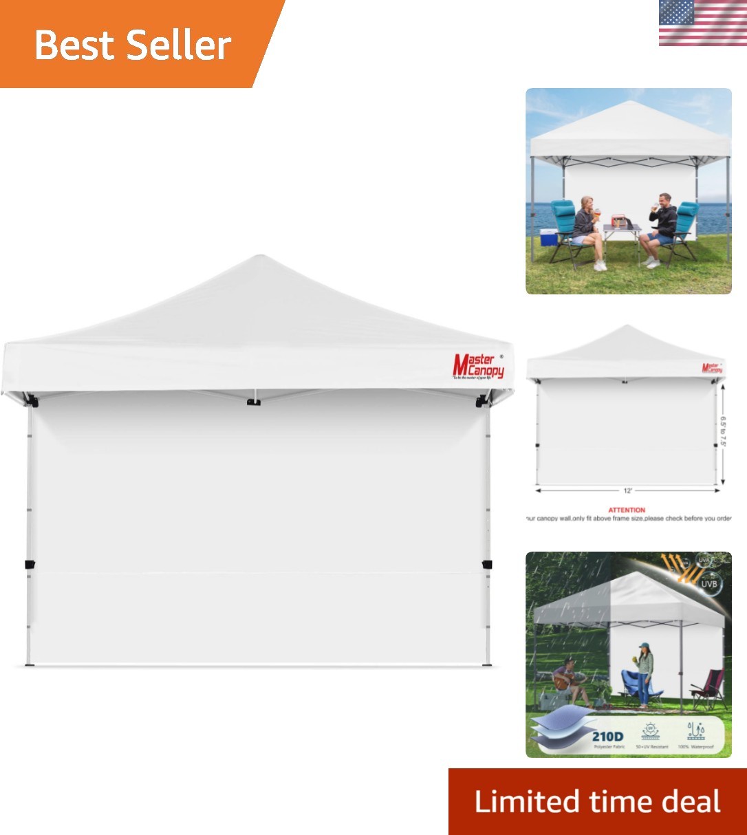 Sidewall - Water Resistant & Easy Installation