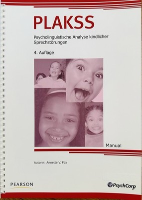 PLAKSS 4. Auflage 2009 komplett Pearson PsychCorp Manual Bildmaterial Testkarten