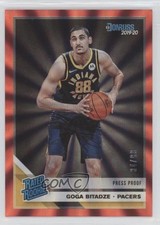 2019 Panini Donruss Rated Rookie Press Proof Red Laser 34/99 Goga Bitadze 0wp8