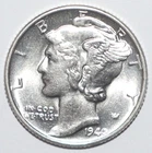 1940 Mercury Dime FSB CHOICE BRILLIANT UNCIRCULATED (K269)
