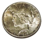 1923 Peace Dollar Toned $1 Silver Raw Coin