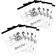Art Drawing Pad 9 X 12 Inches 40 Sheets Premium Sketch Book Quality Paper Set 10