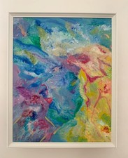 Abstract Oil Painting / Energetic Modern Wall Art Home Decor