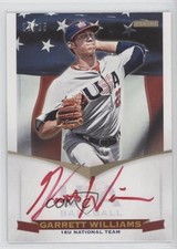 2012 Panini USA Baseball National Team Red Ink 23/25 Garrett Williams Auto 0b2