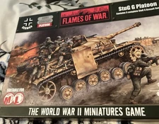 FOW StuG G Platoon GBX 25 OOP New in Open Box German WWII 5 TANKS