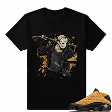 Match Air Jordan13 Jason x Chuney 13s Black T Shirt Full SZ