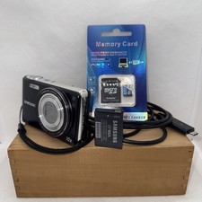 Samsung Digital Camera PL211 14.2MP Tested Working + Charger Battery 4GB SD