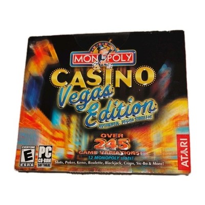 Monopoly Casino Vegas Edition PC 2004 CD-ROM 245 Games E For Everyone 