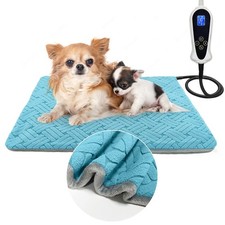 Cat Heating Pad, 18x18 in Pet Heating Pad for Dogs and Cats, Heated Cat Bed w...
