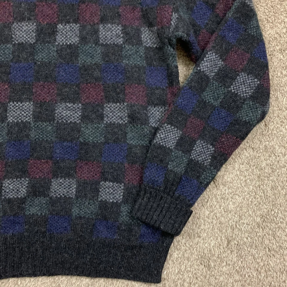 Suéter De Colección Preswick Moore Para Hombres Mediano 100% Lana Shetland Abuelo Cuello Redondo Foto 4 de 4