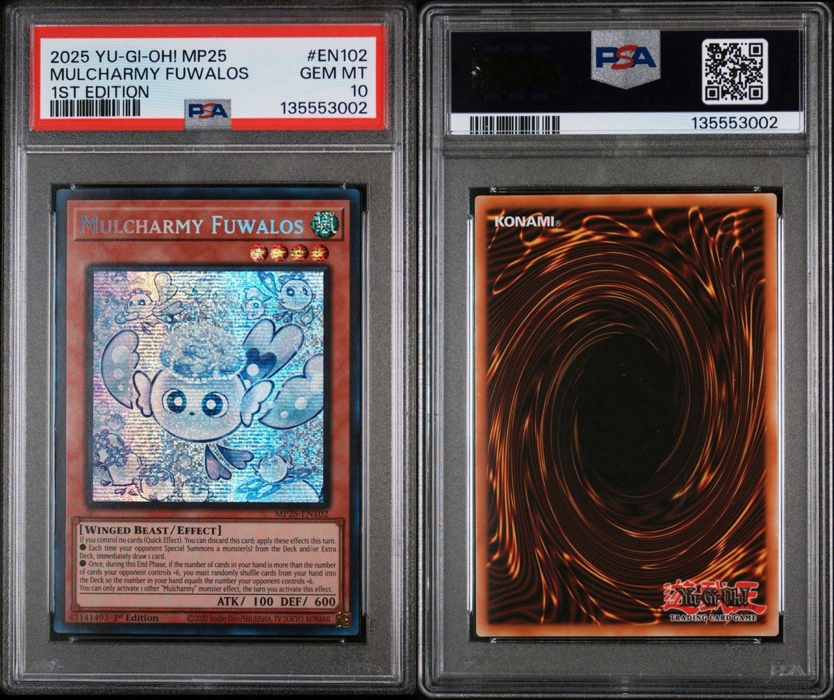 R*N様 wcs2015 遊戯王　psa10 2枚セット　ミレニアムレア　wcs PSA 10 Yu-Gi-Oh Mulcharmy Fuwalos MP25-EN102 Prismatic Secret Rare